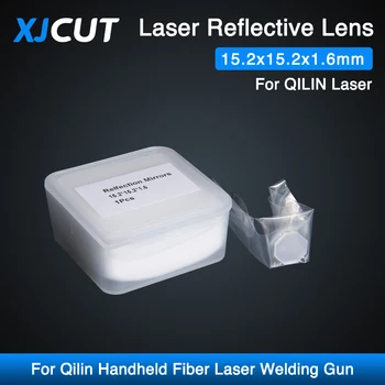 XJCUT QILIN Lazerio šviesą Atspindinčios Objektyvo 15.2x15.2x1.6mm Už QILIN Pluošto Lazerinio Suvirinimo Ginklą