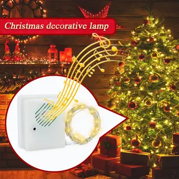 LED Pasakų String Žiburiai Kalėdų Deco LED Varinės Vielos String Šviesos Lauko Vandeniui Butelį Šviesos Miegamojo Puošmena