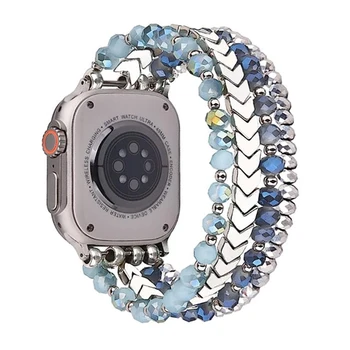 Papuošalai Diržu, Apple Watch Band 44mm 40mm Ultra 49mm 41mm 45mm 38 42mm Apyrankę correa Moterų Iwatch Serija 8 7 6 SE 5 4 ultra
