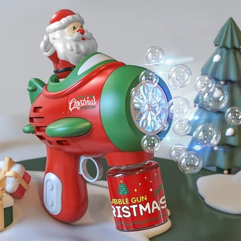 Juokinga Elektros Burbulas Stick Nešiojamą Šviesos Magija Muilo Vandens Burbulo Pūtimo Kalėdų Dovanos Baterija Vaikams Berniukams, Mergaitėms