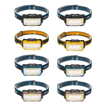C tipo Įkrovimo LED Žibintas atsparus Vandeniui Kempingas Prožektorius Gestų Kontrolės Nešiojamas Žibintuvėlis LED Kempingo Žibintas Žvejybos, Žygiai