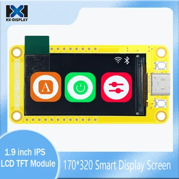 ESP32-S3 1.9 colių ekranas HMI 8M PSRAM 16M Flash Arduino Lvgl WiFi & Bluetooth 170*320 Smart Ekranas RGB LCD TFT Modulis