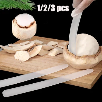 Kasti Kokoso Priemonė, Plastikiniai, Kokoso Peilis Mėsos Pašalinimas Skalbti Kokoso Drožlių Cutter su Rankena Namų ūkio Įrankiai