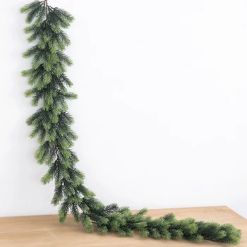 Kalėdų augalų vainikas vynuogių modeliavimas netikrą pušies šaka pakabukas augalų sienų apdailai kabo namuose kopėčių darbastalio apdaila