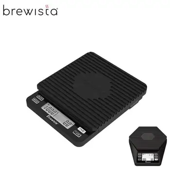 Brewista 2Kg Mini Pocket Elektroninės Virtuvės Svarstyklės Su Laikmačiu