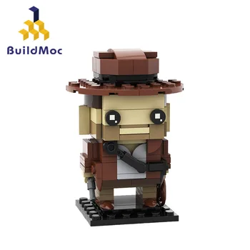 SS Filmo Vaidmenų Brickheadz-Varteliai Demonas Monstras Gydytojas Robotas Duomenys Blokai Samurajus Modelis 