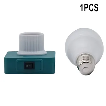 Darbas Šviesos diodų (LED) Lemputę, Nešiojamų 12-60V 1PC Priedai E27 Lemputė Makita 18V Serijos LED Mini Lempos Lauke&Patalpose