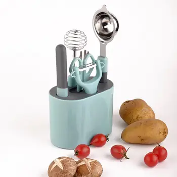 Stiprus Nerūdijančio Plieno Įrankiai iš Nerūdijančio Plieno Virtuvės Mini Nustatyti 6pcs Vaisių Cutter Melionas Grindinio Įrankiai Skustukas Patvarus Virtuvės Įrankis