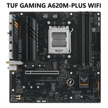 ASUS TUF ŽAIDIMŲ A620M-PLIUS WIFI AMD AM5 Ryzen 7000 microATX Žaidimų Plokštė DDR5,PCIe 4.0,2 xM.2 Slots,2,5 Gb LAN,Wi-Fi, 6, HDMI