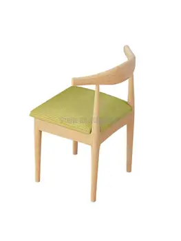 Valgomojo kėdės atlošo atrama paprasta modernių namų kompiuterio stalas, kėdė Šiaurės makiažo kėdė šviesos prabangus valgomasis stalas ragų kėdė