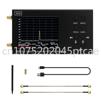 SA6 6GHz dažnių Spektro Analizatorius Signalo Generatoriaus, RF Signalo Šaltinis Wi-Fi 2G, 4G LTE, CDMA, GSM Beidou GPR