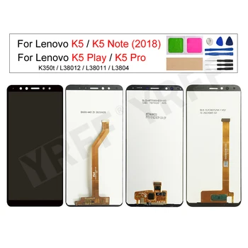 Lenovo K5 Pro/K5 Play/K5 Pastaba L38041 L38011 L38012 Ekranas LCD Ekranas+Touch Ekranas skaitmeninis keitiklis Asamblėja