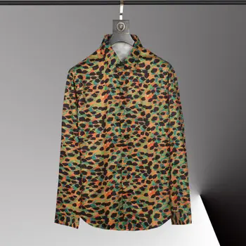 KN07234 Mados vyriški Marškiniai 2023 kilimo ir tūpimo Tako Prabanga garsaus Prekės ženklo Europos Dizainas šalies stiliaus vyriški Drabužiai