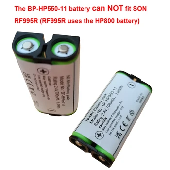 2.4 V NI-MH Baterija Sony MDR-RF4000 MDR-RF4000K MDR-RF810 BP-HP550-11 Klausos belaidžių Ausinių