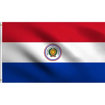 Tiesiogiai Pristatymo 100% Poliesteris Paragvajus Vėliava