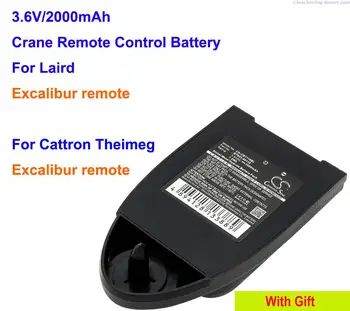 OrangeYu 2000mAh Gervė Nuotolinio Valdymo pulto Bateriją GPGB-0000327 už Cattron Theimeg Excalibur nuotolinio valdymo pultą, Dėl Laird Excalibur nuotolinio