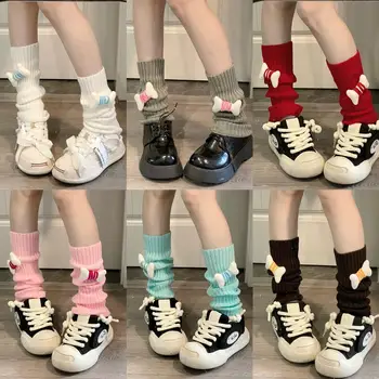 Japonijos Mielas Kaulų Lėlės Krūva Kojinių Y2K Girl Lolita Kojinės Baltos Kultūrinėse Megzti Kojų Šildytuvus Studentų JK Moterų Kojos Apima