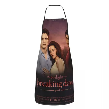 Edward ir Bella Prijuostė Twilight Saga Breaking Dawn Virtuvės, Virtuvė, kombinezonai su Antkrūtiniais Tablier maisto ruošimui, Namų Valymo Pinafore už Virėja Barista