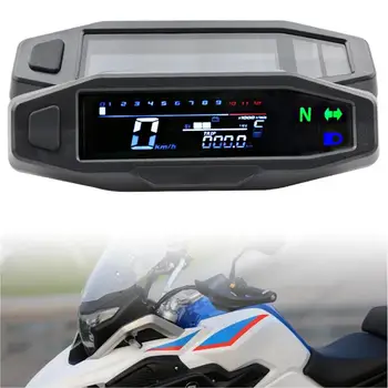 Motociklo Spidometras LCD Skaitmeninis Ekranas Motociklo Metrų Anti-Glare Konstrukcijos Motociklo, Dviračio Odometras Prietaisų Priedai