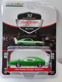 1: 64 1969 Dodge Įkroviklį, Įkroviklio Daytona (# 1399) - Pavasario Žalia Diecast Metalo Lydinio Modelio Automobilių, Žaislų, Dovanų Kolekcija