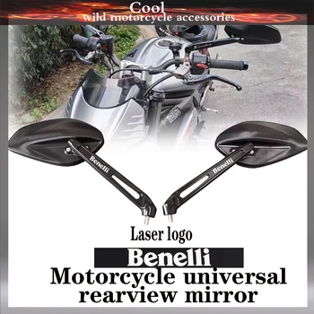 Universalus Didelis veidrodis paviršiaus galinio vaizdo Veidrodžiai Benelli TNT125 TNT135 TNT300 TNT600 TNT899 Motociklo Galinio vaizdo Veidrodėlis Pusėje