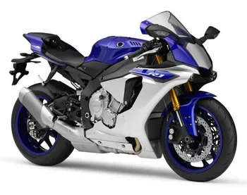 4Gifts Naujas ABS Motociklą Purvasargiai Komplektas Tinka YAMAHA YZF - R1 R1m 2015 2016 2017 2018 15 16 17 18 Kėbulo Set Silver Blue