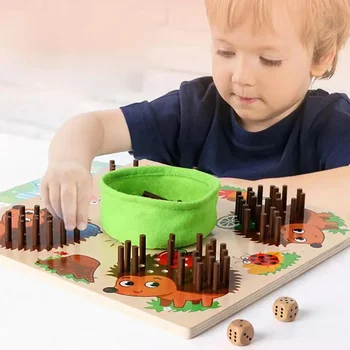 Valdybos Mokymosi Žaislas smulkiosios motorikos Įgūdžius Montessori už Bamblys Vaikų Partija Pasisako Amžius 3+ Gimtadienio Dovana