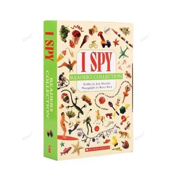 13PCS Box Set I Spy Reader Kolekcija Vaizdo Discovery anglų Paveikslėlį Knyga, Vaikų Ankstyvojo Ugdymo Vaikų Skaitymo Amžius 3-6 Metai
