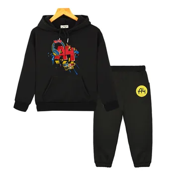 Влад Бумага А4 vaikai boutique drabužių Rudens Gobtuvu Rinkiniai Anime hoodie Merch A4 Jacket Fleece series puloveris už berniukas ir mergaitė