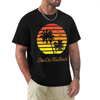 Seksas Paplūdimyje - Atogrąžų Saulėlydžio T-Marškinėliai, sporto sirgalių marškinėliai-greitai-džiovinimo t-shirt mens long sleeve t shirts