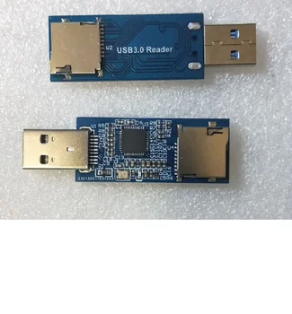 USB3.0 card reader GL3224 dual kortelės dvejopo skaityti greitųjų stabili SD TF kortelė 2-in-1 paramos pritaikymas savo reikmėms