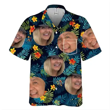 Atsistoti apykaklės, marškinėliai, vyriški Havajų marškinėliai vyriški 