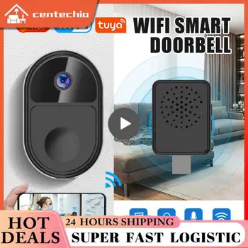 Lauko Tuya Domofonas Kamera, Wireless Realaus Laiko Vaizdo Domofonas Durų Bell 1080p Tuya Smart Smart Home Video Doorbell