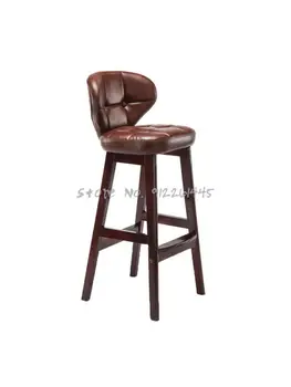 Kietosios medienos baro kėdė šviesos prabangus baras, stalas ir kėdė šiuolaikinės paprasta aukštos kėdžių, baro kėdės aukštos kėdžių, namų kėdė, baro kėdė