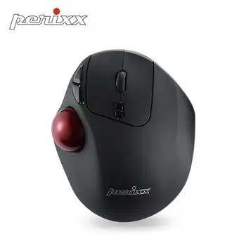 Vokietija Perixx PERIMICE-517/PERIMICE-717 laidinio / belaidžio ergonomiškas kelio kamuolys pele profesinės pelėms piešimo Nutildymo mygtukas