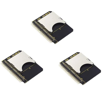 3X IDE SD Adapterį SD 2.5 IDE 44 Pin Adapter Kortelių 44Pin Vyrų Konverteris SDHC/SDXC/MMC Atminties Kortelių Keitiklis