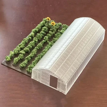 N Apimties Statybos Modelis Daržovių Šiltnamio Efektą Sukeliančių Modelis Miniatiūrų Kolekcija Smėlio Lentelė Kraštovaizdžio Scenos Išdėstymas Modelis Žaislai