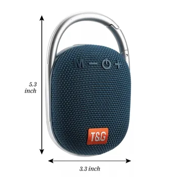 TG321 Portable Bluetooth Speaker IPX7 atsparus Vandeniui Belaidės Mini Kolonėlė Lauko žemų dažnių Garsiakalbiai su Kablio apsauga nuo dulkių FM TF USB