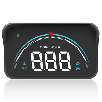 Automobilių Skaitmeninis HUD LED Ekranas, Elektroninė GPS Greičio Detektorių, Didelis Šriftas Skaitmeninis GPS Spidometro greičio viršijimo Įspėjimo Transporto priemonių Priedai