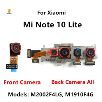 Originalus Priekinis ir Galinis galinė vaizdo Kamera Už Xiaomi Mi-10 Pastaba Lite Note10 Pagrindinių Priekinės Selfie Fotoaparato Modulio Pakeitimo Atsarginės Dalys