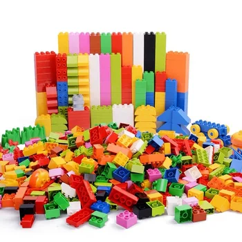 500g Didelių Dalelių Blokų Surenkami Statybos Švietimo Žaislai 