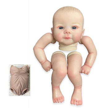 19inch Jau Dažytos Reborn Baby Doll Rinkiniai Juliette Rinkinys Atgimsta Labai Tikroviški Baby Doll su Daug Informacijos, Venų DYI Žaislai