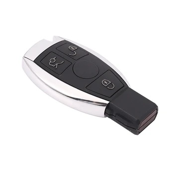 3X 3 Mygtukus Nuotolinio Automobilio Raktas su Lukštais Klavišą Pakeitimo Mercedes Benz Metai 2000+ NEC&BGA Kontrolės 433.92 Mhz