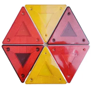 15CM Įspėjamasis Trikampis Atšvaitas Aukštos Kokybės Atspindinčios Pasirašyti Valdybos 4 Stilius Pasirašyti Kadrų Juostelių Atšvaitas Lipdukas Lauko Saugos