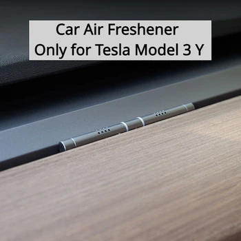 Oro Gaiviklis už Tesla Model 3 Y Automobilio prietaisų Skydelyje Kvepalų aromatas Ornamentu Aromaterapinis Difuzorius Kvapas, Kvapas, Auto Priedai