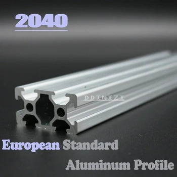CNC 3D Spausdintuvo Dalys 4pcs/daug Europos Standartą Anoduoto Linijinis Geležinkelių Aliuminio Profilių Ekstruzijos 2040, 