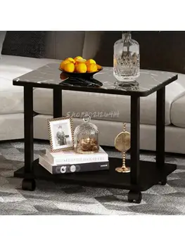 Kambarį grūdinto stiklo žurnalinis staliukas office sofos pusėje stalo modernus minimalistinio mažas butas su ratais kilnojamojo maži arbatos