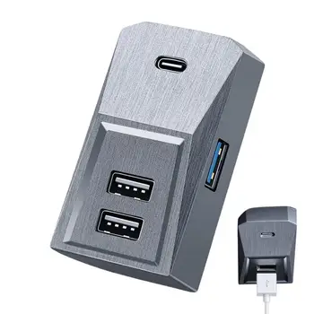 Multi Port Daiktadėžė Hub USB Hub Už Tesla Daugkartinio naudojimo Nešiojamą USB Hub Smart Jutiklis Daiktadėžė Už Tesla Model Y Modelis 3
