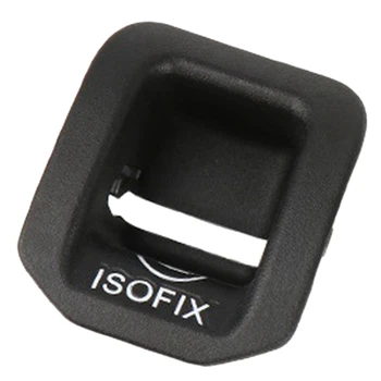 4X Automobilio Sėdynės ISOFIX Jungiklio Dangtelis Juodas 