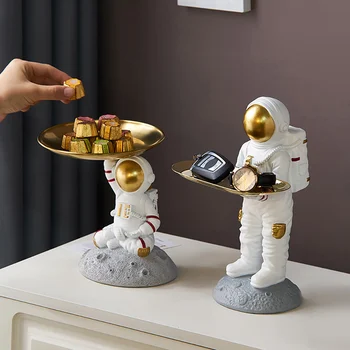 3D Miniatiūrinės Statulėlės Mielas Stalo Dekoro Stalas talpinimo Namų Dekoro Meno Skulptūra Šiuolaikinio Gyvenimo Kambario Dekoro Statula Kosmoso Temą